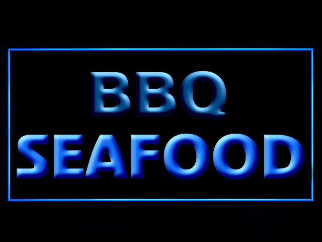 BBQ Seafood LED Neon Sign